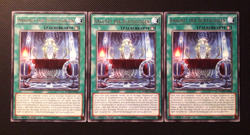 Yu-Gi-Oh! 3x Ankunft der Buntaugigen, BOSH-DE066, Rare, 1. Auflage, NM/EX/GD - Image 1
