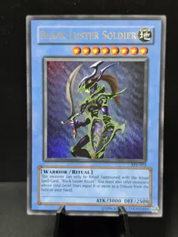 Yu-Gi-Oh! Black Luster Soldier SYE-024 Ultra Rare Unlimited Yugi Evo Deck LP+ - Image 1
