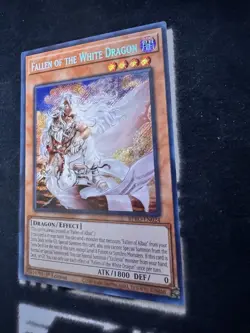 Yugioh! 1x Fallen of the White Dragon BPRO-EN024 Secret Rare 1st Ed NM - Image 3