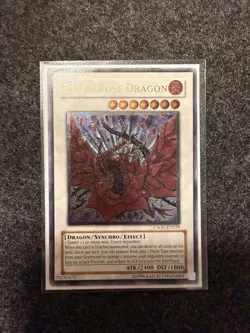 YUGIOH Black Rose Dragon CSOC-EN039 Ultimate Rare - Image 3
