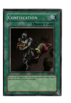 Yugioh- 1X Confiscation - Super Rare - Unlimited - MRL-038 - Near Mint - Image 1