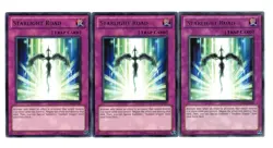 Yugioh- 3X Starlight Road - Rare - Unlimited - DP10-EN025 - Near Mint - Image 1
