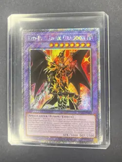 Yu-Gi-Oh! Red-Eyes Dark Dragoon RA02-EN021 Platinum Secret Rare 1st Ed NM - Image 1