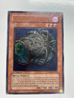 USA Seller Yugioh Cyber Jar 1st Edition DPKB-EN010 Ultimate Rare NM - Image 1