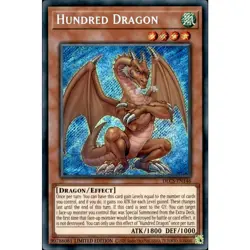 Hundred Dragon DLCS-EN146 Yu-Gi-Oh! Card Secret Rare Limited Edition - Image 1