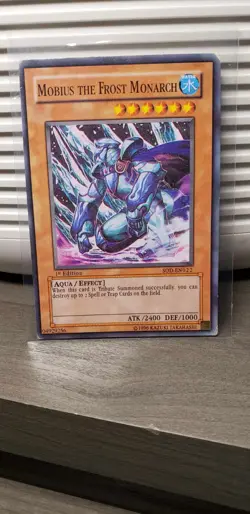 Yugioh Mobius The Frost Monarch Ultimate Rare 1st Edition SOD-EN022 NM - Image 1