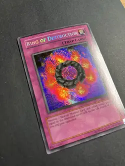 Yu-Gi-Oh! TCG Ring of Destruction PGD-000 Secret Holo Rare Unlimited 2003 VTG - Image 3