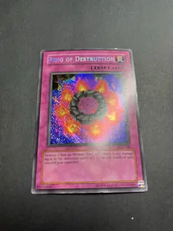Yu-Gi-Oh! TCG Ring of Destruction PGD-000 Secret Holo Rare Unlimited 2003 VTG - Image 4