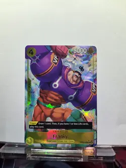Franky OP07-107 Alt Art R Card Game 500 Years in the Future One Piece English - Image 1