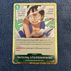 OP13-040 - I Know You're Strong... (R) - One Piece TCG - English - Image 1