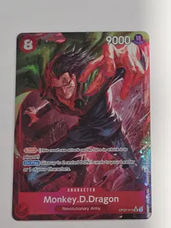 2024 One Piece Monkey D Dragon OP07 SR Alt Art English OP07-015 NM - Image 2