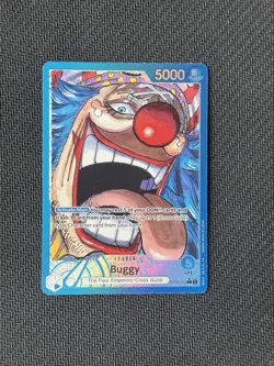 One Piece Buggy OP09-042 Leader Parallel Alt Art ENGLISH NM - Image 1
