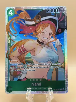 Nami OP14-031 - One Piece TCG - SR THE AZURE SEA'S SEVEN ENGLISH OP14 - NM Foil - Image 1
