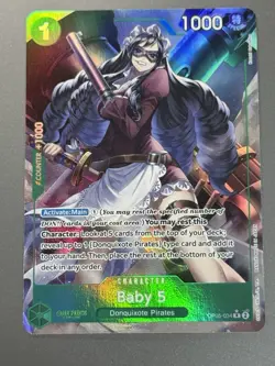 One Piece The Best PRB-01 Baby 5 OP05-034 Alt Art English - Image 3