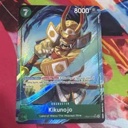 One Piece TCG Kikunojo Alternate Alt Art SR EB04-012 English OP14 Azure Seven NM - Image 1