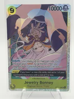 One Piece Carrying On His Will Jewelry Bonney OP13-108 Foil Super Rare SR - Image 1