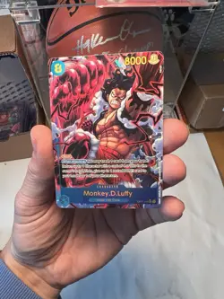 Monkey D. Luffy (Alt Art) OP11-118 SEC A Fist of Divine Speed ONE PIECE English - Image 1