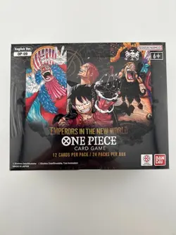 ONE PIECE ENGLISH TCG: OP09 EMPERORS IN THE NEW WORLD Booster Box - Image 1