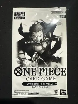 One Piece Card Game TCG Welcome Pack Vol.2 Sealed Promo English - Image 1