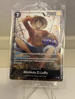 One Piece Monkey D. Luffy P-075 English Promo Tin Set Vol 2 Exclusive Sealed - Image 1