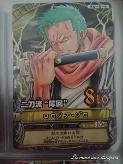 Carte One Piece Data Carddass OnePy β Match C286 card OP Mugiwara Zoro Roronoa - Image 1