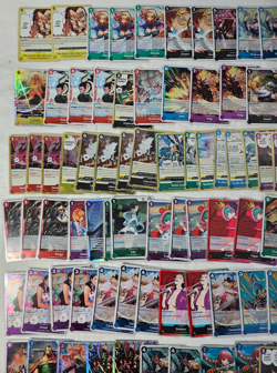 One Piece TCG Lot OP08 OP10 140+ rare / foil +bulk collection - shiny holo's - Image 2