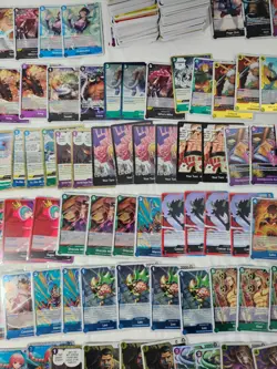 One Piece TCG Lot OP08 OP10 140+ rare / foil +bulk collection - shiny holo's - Image 3