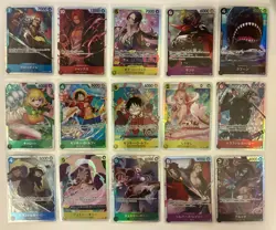 One Piece TCG JP Card Lot - 22 Cards - SR/SEC/Parallel Art - Image 1