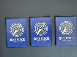 OPTCG Secret Rare lot SEC 3 3xcards One Piece card game Koby Trafalgar Law - Image 4