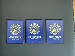 OPTCG Secret Rare lot SEC 3 3xcards One Piece card game Koby Trafalgar Law - Image 5