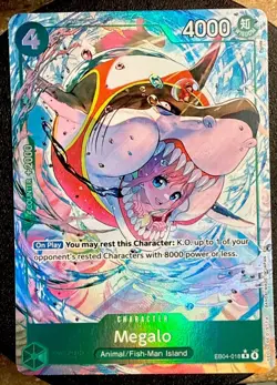 Megalo EB04-018 R ALT ART - The Azure Sea's Seven ENGLISH OP14 One Piece - Image 1