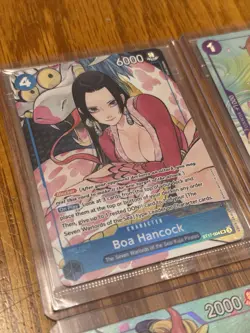 One Piece TCG Illustration Box 1 & 2 Cards Nami, Boa, Black Maria, Yamato SEALED - Image 3