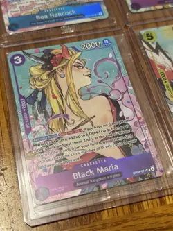 One Piece TCG Illustration Box 1 & 2 Cards Nami, Boa, Black Maria, Yamato SEALED - Image 5
