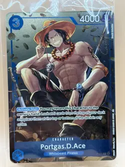 Portgas. D. Ace P-074 (Alt Art) Promo SEALED One Piece TCG - Image 1