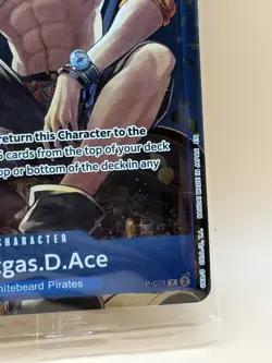 Portgas. D. Ace P-074 (Alt Art) Promo SEALED One Piece TCG - Image 4