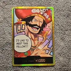DON!! Card (Gol.D.Roger) (Gold) - Carrying On His Will (OP13) - Image 1