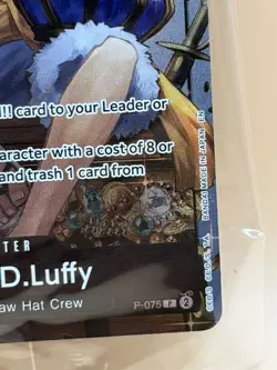 One Piece Monkey D. Luffy P-075 English Promo Tin Set Vol 2 Exclusive SEALED - Image 3