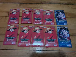 One Piece Card Game Carrying On His Will Booster Sleeve OP13 English Edition New - Image 1