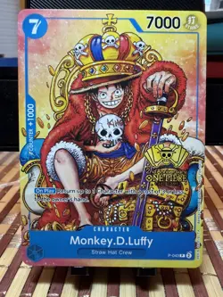 Monkey.D.Luffy (2nd Anniversary Stamped Promo) P-043 - One Piece TCG - English - Image 1