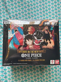 ONE PIECE EMPERORS IN THE NEW WORLD ENGLISH BOOSTER BOX OP-09 Mint Packs SEALED - Image 1