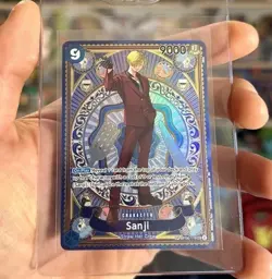 One Piece Sanji OP06-119 a Fist of Divine Speed English - CLEAN NM Copy !! - Image 1