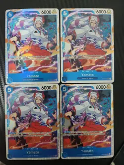 Yamato X4 Lot 2025 One Piece Carrying On His Will OP13 #OP13-054 SR English TCG - Image 1
