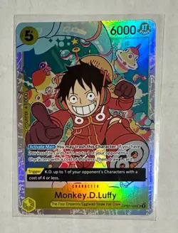 One Piece Monkey D Luffy OP07-109 SR 500 Years In The Future English NM - Image 2