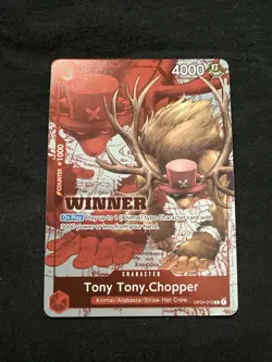 Tony Tony.Chopper (Winner Pack 2024) OP04-010 One Piece Promotion Cards Foil - Image 1