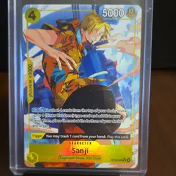 Sanji ST29-004 Character Full Art Holo 4 Cost 5000 Power One Piece Card Game - Image 1