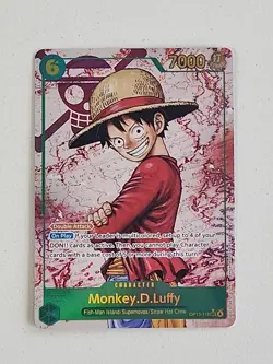 One Piece Monkey D. Luffy SEC OP13-118 Carrying On His Will English - Image 1