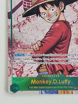 One Piece Monkey D. Luffy SEC OP13-118 Carrying On His Will English - Image 3