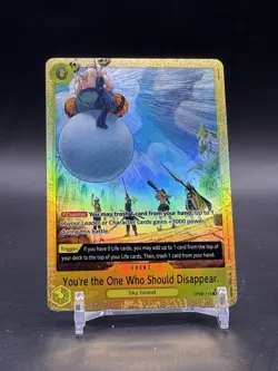 One Piece PRB02 You're the One Who Should Disappear Alt Art OP06-115 English - Image 1