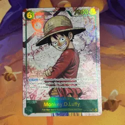One Piece Monkey.D.Luffy OP13-118 Secret Rare Foil - Image 1