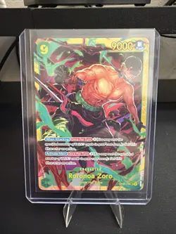 Roronoa Zoro OP06-118 SEC (English) One Piece Card Game - Image 1